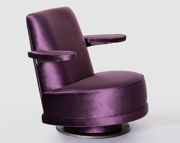 GIADA - Swivel fabric armchair with armrests by Lorenzo Tondelli - view 3
